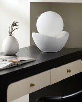 Белая настольная лампа Мейперл, цвет белый - Louvre Home