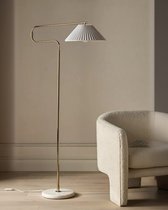 Золотая напольная лампа Харриет, цвет золотой - Louvre Home