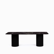 Обеденный стол Elan 230х100, цвет матовый черный/черный - Cosmo Red