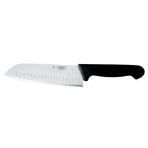 Шеф-нож PRO-Line "Сантоку" 17,5 см, ручка пластиковая черная, P.L. Proff Cuisine - P.L. Proff Cuisine