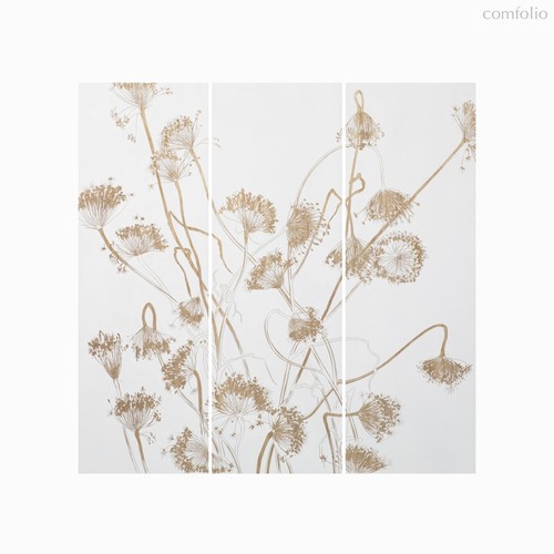 Набор постеров Adelle 120х120, цвет бежевый/белый - Cosmo