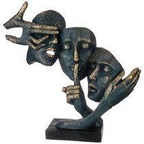 Статуэтка Не Вижу,Не Слышу,Не Скажу 37x12x35.5 см Серия Фьюжн