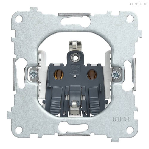 Механизм розетки 2к+з с безвинтовым подключением - Rikett