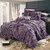 Комплект постельного белья JC-03, цвет фиолетовый, 1.5-спальный - Valtery