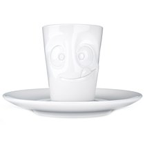 Кофейная чашка с блюдцем Tassen Tasty 80 мл белая - Fiftyeight Products