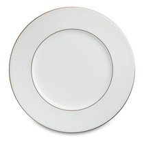 Тарелка закусочная Narumi Белый жемчуг 21 см, фарфор костяной - Narumi
