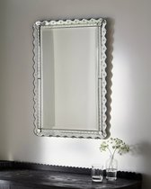 Зеркало в зеркальной раме Матео, цвет серебряный - Louvre Home