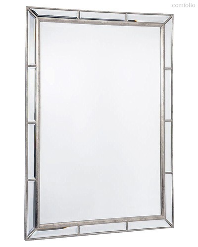 Зеркало в серебряной раме Велингтон, цвет серебряный - Louvre Home