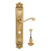 Дверная ручка Venezia Vivaldi WC-4 на планке PL97 полированная латунь - Venezia Collezione