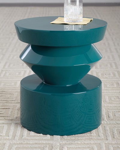 Изумрудный приставной столик Сигет - Louvre Home
