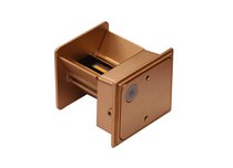 Twizzle база для накладки DL20121Cover, 2х3W, L85 W95 H85мм, 224Lm, Ra80, 3000K, IP54, золотая - Donolux