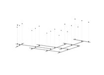 Magnet Modular System «CODE 1.2», L2000x6xL1000х4хH95-3000 мм (высота регулируется), DC24V, подвесное основание для модульных светильников, черный, блок питания в комплект не входит - Donolux