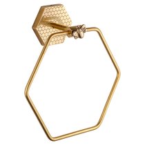 Держатель для полотенец МЁД, цвет Состаренная латунь - Covali