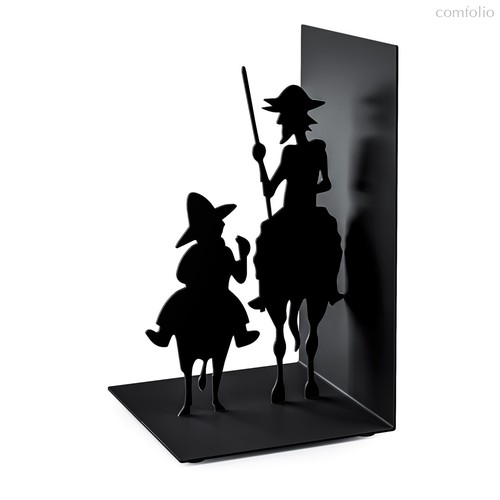 Держатель для книг Don Quijote, цвет черный - Balvi