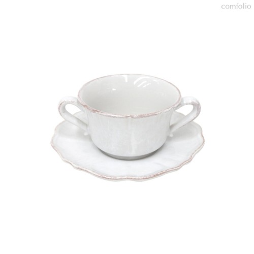 Чаша с блюдцем Impressions White IM511-WHI (SSS02-00804A) - Costa Nova