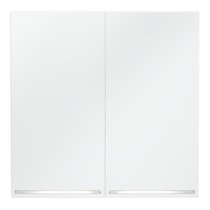 Клавиши для выключателя/переключателя двухклавишного с подсветкой, S70 белый матовый