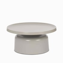 Кофейный столик Tuba диаметр 75, цвет бежевый - Cosmo