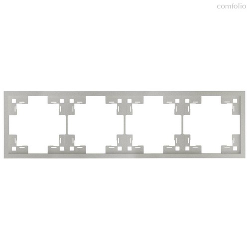 Четырехместная рамка 35840 PL, платина - Rikett