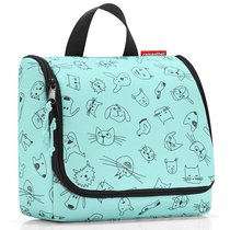 Сумка-органайзер Toiletbag cats and dogs mint - Reisenthel