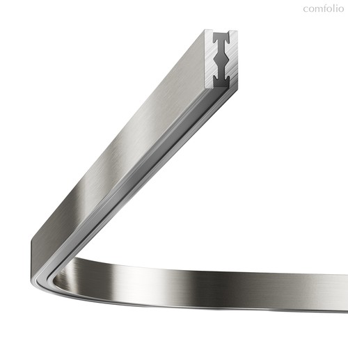 Радиусный коннектор для шинопровода Flarity платина - Maytoni