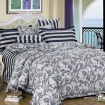 Комплект постельного белья С-161, цвет серый, 2-спальный - Valtery