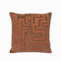 Декоративная подушка Rusty 45х45, цвет бежевый/горчичный - Cosmo