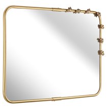 Зеркало настенное МЁД (M), цвет Состаренная латунь