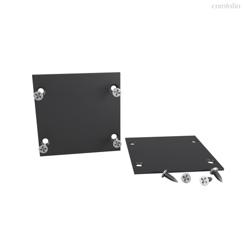 Комплект заглушек для радиусного профиля 2шт. черный - Maytoni