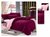Королевское бордо - комплект постельного белья, цвет бордовый, Евро - Valtery
