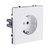Розетка штепсельная SCHUKO 16A/250 В, белый матовый Kollinger Eclipse EC-014WH - Kollinger