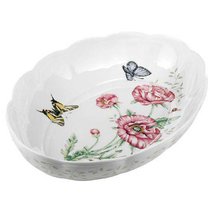 Блюдо овальное для запекания Lenox "Бабочки на лугу" 1,9л - Lenox