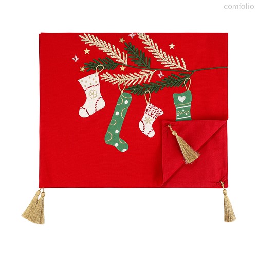 Дорожка на стол Winter wishes из коллекции New Year Essential, 45х150 см - Tkano