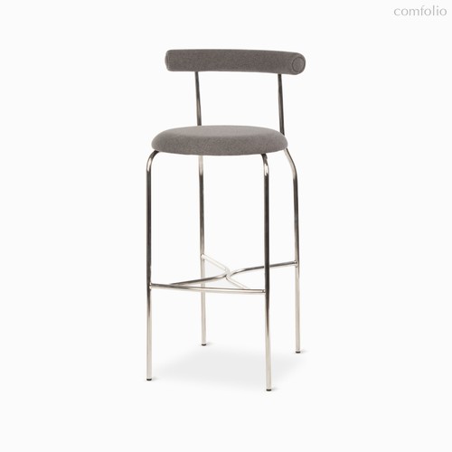 Барный стул Lara, цвет серебряный/серый - Cosmo