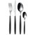 Набор из 24 столовых приборов Cutlery My Fusion, черный - Guzzini