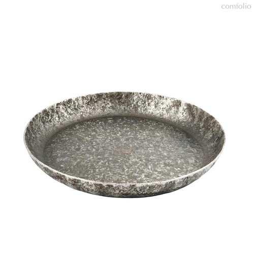 Сковорода для подачи 20 см h2,5 см круглая без ручки "Vintage Blued" углерод. сталь ИНДУКЦИЯ P.L. - P.L. Proff Cuisine