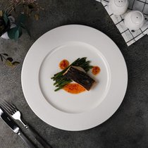 Тарелка d 30,5 см h2,3 см Neo Silk 6шт., цвет белый - Noble