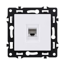 Розетка Ethernet RJ45 Cat.6, белый Kollinger Asthetik AS-017WH - Kollinger