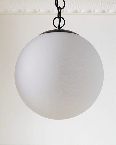 Светильник с текстурированным стеклом Мэйси Ø 35, цвет черный - Louvre Home