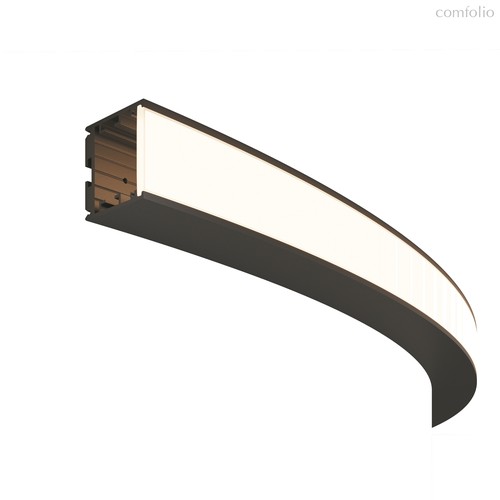 Радиусный профиль 35x35 D1500мм внешний 1/4 круга черный - Maytoni