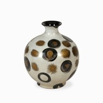 Ваза Flaviana высота 30, цвет бежевый/коричневый/черный - Cosmo