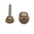 Фиксатор поворотный на круглом основании Fratelli Cattini WC-1 1FS-BS матовая латунь - Fratelli Cattini