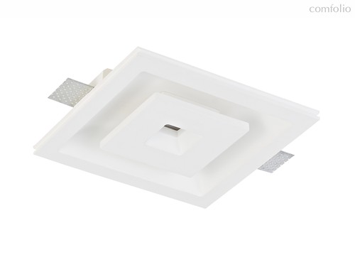 Donolux светодиодный встраиваемый светильник, белый, габариты: 240х240мм H38 мм, 6Вт, 3000К, 600Lm+и - Donolux