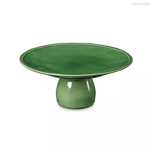 Блюдо на ножке Fontana Forest Green FT333-GRN - Costa Nova