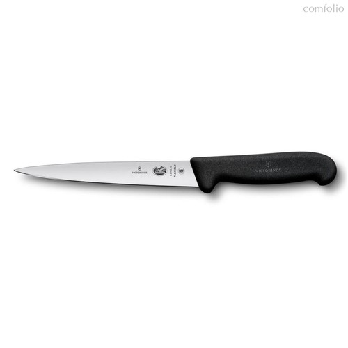 Нож филейный Victorinox Fibrox, гибкое лезвие, 20 см, ручка фиброкс - Victorinox
