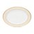 Блюдо овальное Narumi Золотой ноктюрн 38 см, фарфор костяной - Narumi