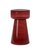 Бордовый приставной столик Флумс Ø 30 см - Louvre Home