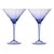 Набор бокалов для мартини Moser Оптик 290 мл, 2 шт, александрит, п/к - Moser