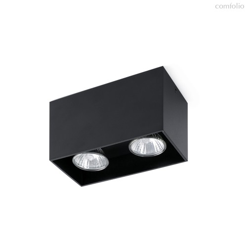 Светильник Tecto черный 2xGU10 50W - Faro
