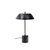 Настольная лампа Sayra из черного мрамора и металла - La Forma
