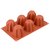 Форма для приготовления кексов Mini Pandoro, 34 х 18 х 6 см, силиконовая, красная - Silikomart